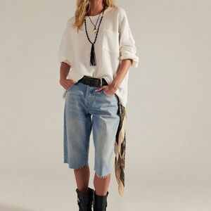 Free People Dawson NWT White Thermal Top